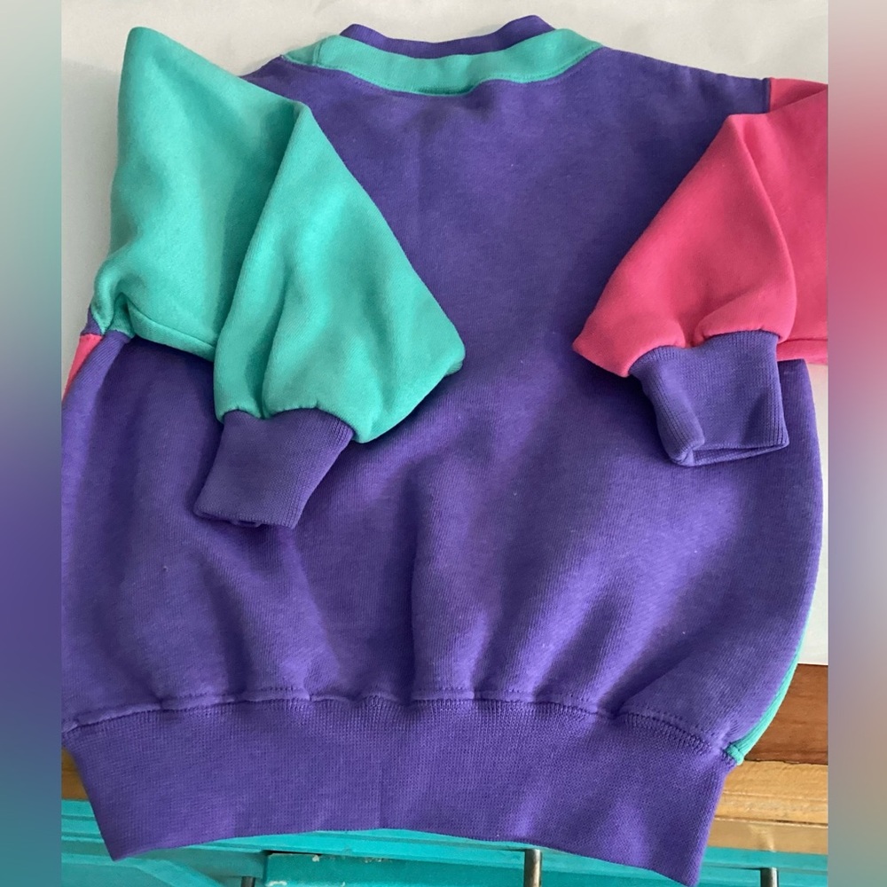 Vintage 80βs CHEETAH COLOR BLOCK Sweatshirt π¦
Pink, Teal, Purple SZ 4T - Picture 2 of 16